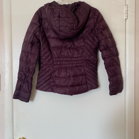 Purple Tommy Hilfiger Fitted Puffer Jacket - Picture 2 of 3